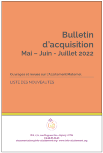 Couverture du bulletin d'acquisition de juillet 2022